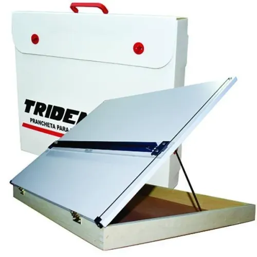 Prancheta acrílica A3 portátil c/ régua paralela A35000 Trident
