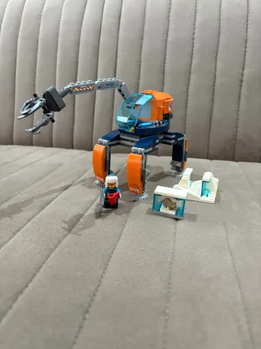 LEGO MÁQUINA DE TRABALHO NO GELO DO ÁRTICO