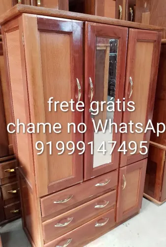 Guarda roupa de solteiro novo bem reforçado- frete grátis