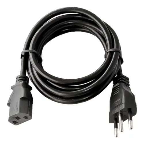 Cabo de Força Tripolar PC/Computador - NOVO