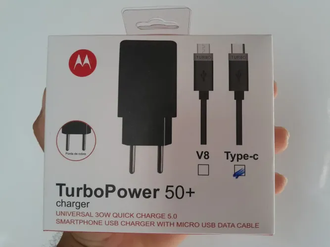 Carregador TurboPower 50+ Motorola
