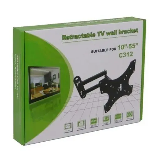 Suporte retrátil de parede para TV ADEQUADO PARA TVS DE 10" A 55"