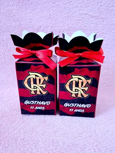 Lembrancinhas Personalizadas Flamengo - Gusthavo 11 Anos