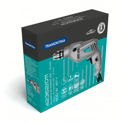 Furadeira de Impacto parafusadeira Tramontina 42362/011 500W 127V
