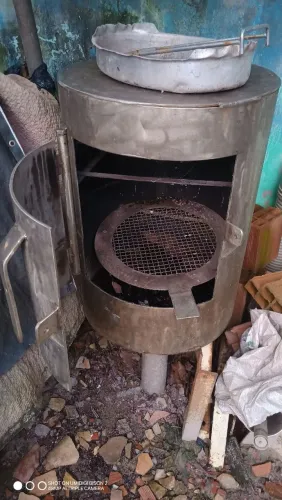 Forno e churrasqueira de aço inox 316L