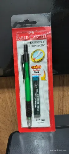LAPISEIRA FABER CASTELL 0.7MM + GRAFITE