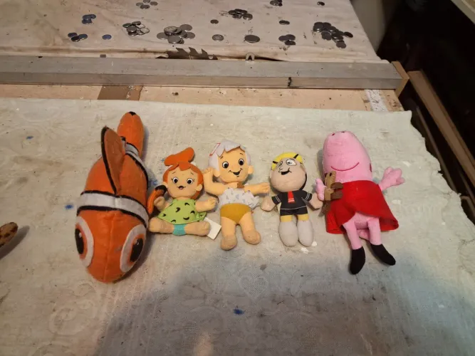 Brinquedo de pelúcia lote 5 unidades