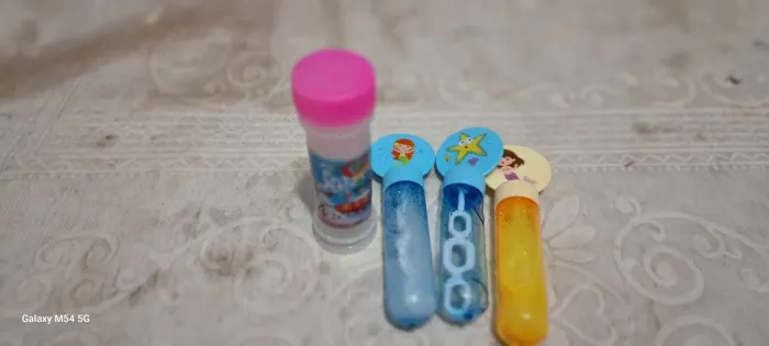 Kit de Varinha de Bolhas de Sabão - Sereia e 4 unidades Estrela do Mar