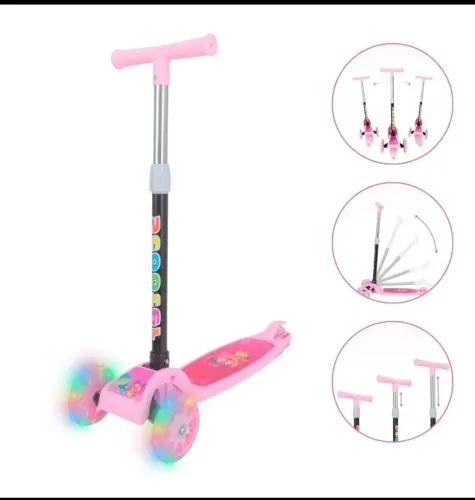 Patinete infantil com led nas rodas