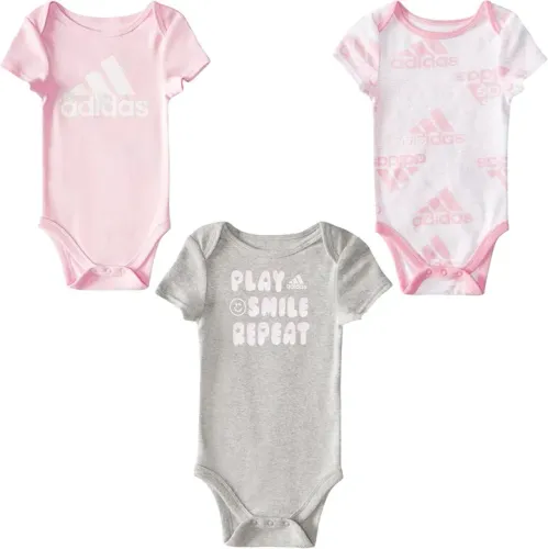 Kit 3 bodys Adidas 9 meses - NOVO