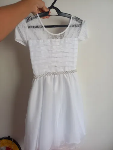Vestido infantil lindo para casamento, batismo, primeira comunho
