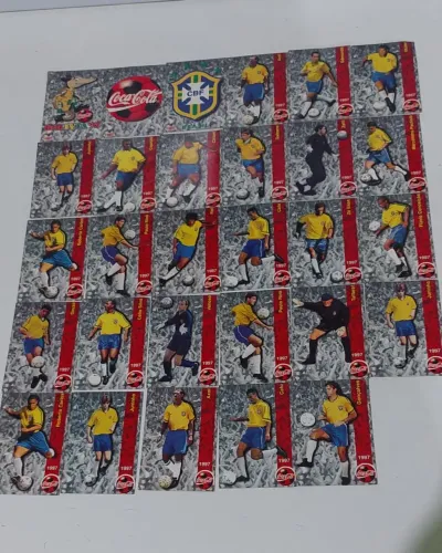 Cartas de Futebol Coca-Cola - Brasil 1997