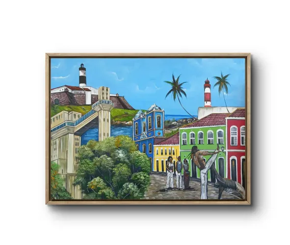 Quadro Cartao Postal de Salvador 