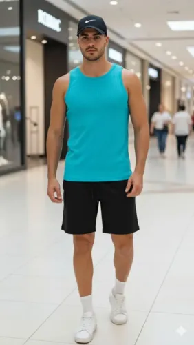 Regata canelada masculino