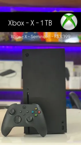 Xbox Series X - 1TB - Seminovo