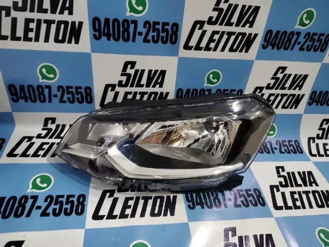 farol esquerdo gol 2016 2017 2018 gol g7 foco simples friso cromado novo importado