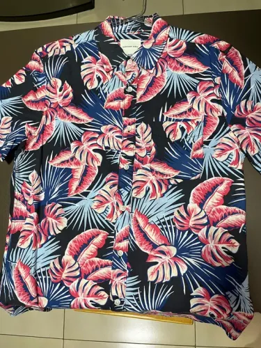 Camisa American Eagle Masculina - Floral - Tamanho M