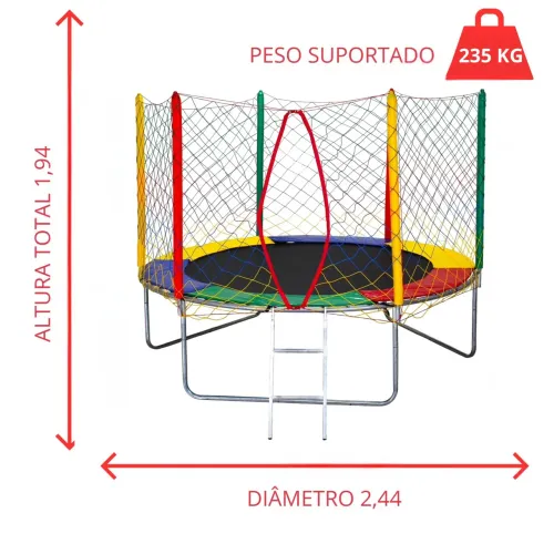 Aluguel de cama elastica chama