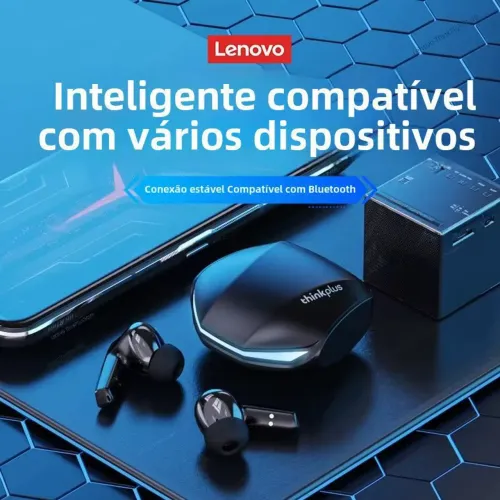 Fone Bluetooth Lenovo GM2 Pro lacrado