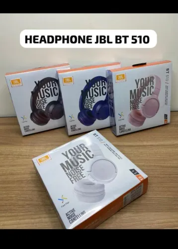 Fone de Ouvido JBL BT 510 - Sem Fio, Cancelamento de Ruído
