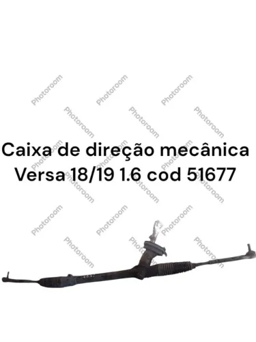 Caixa de direção mecânica Versa 18/19 1.6 cod 51677