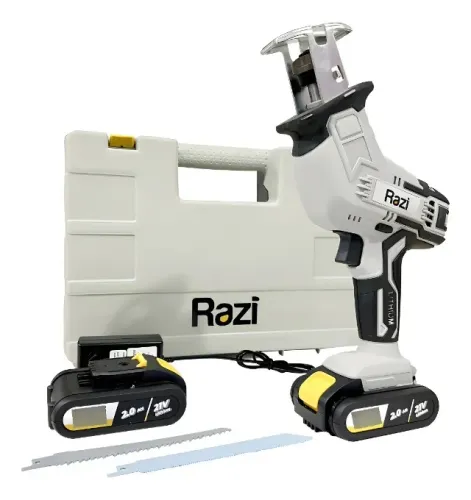 Mini serra sabre portátil 1200w 2 baterias Razi