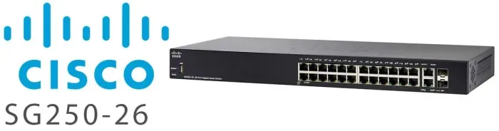 Switch Cisco SG250 26 26 Portas Gigabit
