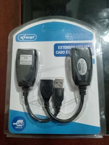Extensor USB via Cabo Ethernet RJ45 - Knup