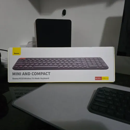 Teclado Wireless Baseus K01B Tri-Mode Mini e Compacto