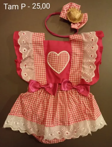 Vestido junino bebê