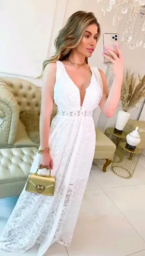 Vestido De Noiva Renda Civil 