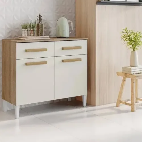 Balcão Juma Com Tampo 0,91 cm Pronta Entrega