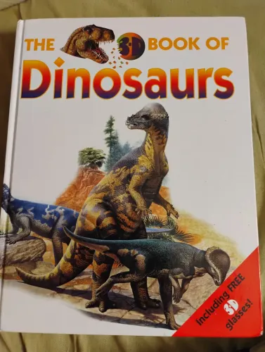 Livro importado 3D book of dinosaurs (sem o óculos)