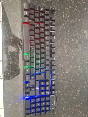 Teclado + mouse 5+game luminoso (novo)