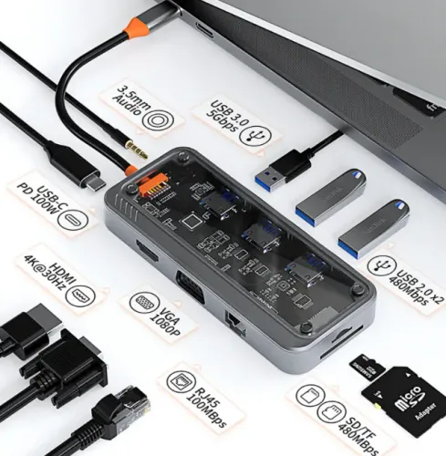 Adaptador Conversor Hdmi para MacBook Air / Pro, Lenovo, Samsung Book Galaxy