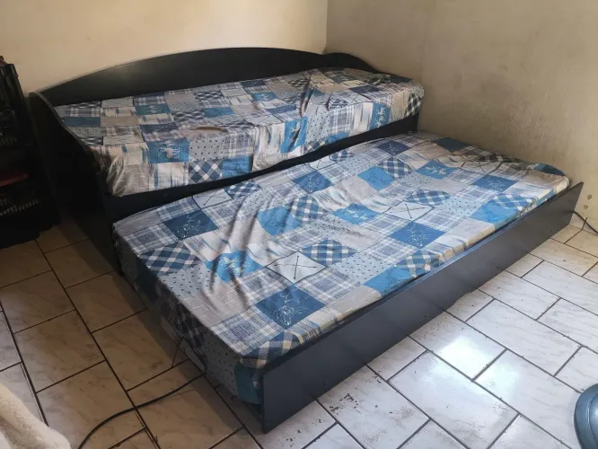Cama De Solteiro Bicama