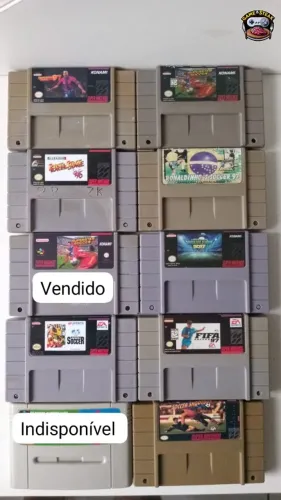 01 Cartucho SNES - Esportes