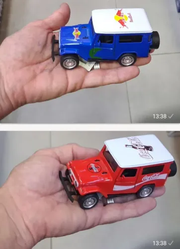 Miniatura de Toyota Bandeirantes metal
