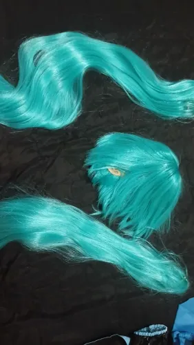 Hatsune Miku, cosplay 3xl, roupa completa com acessórios e peruca