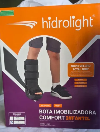 VENDO BOTA IMOBILIZADORA COMFORT INFANTIL ( TAM G ) USADA APENAS POR 21 DIAS.