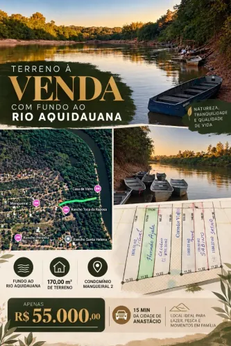 Terreno Fundo do Rio Aquidauana