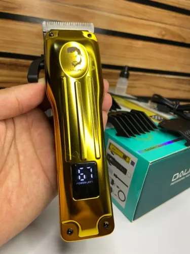 Máquina de Cortar Cabelo sem Fio Dourada Daling DL-1843 an4