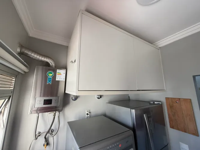 Armário para cozinha e lavanderia - MDF off white