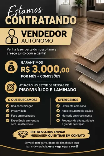 Vaga para vendedor