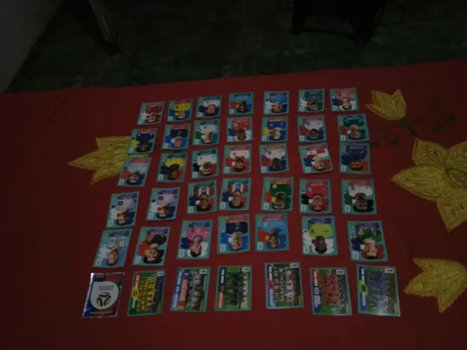 Figurinhas da copa Mini bolo