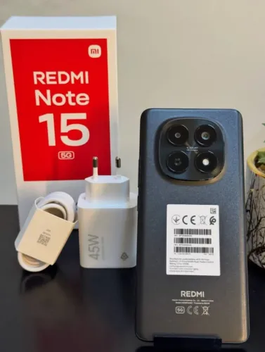 XIAOMI NOTE 15 5G 256/8 PROMOÇÃO ESPECIAL