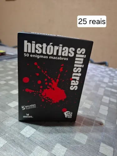 Jogo Histórias Sinistras 50 enigmas macabros - Galápagos