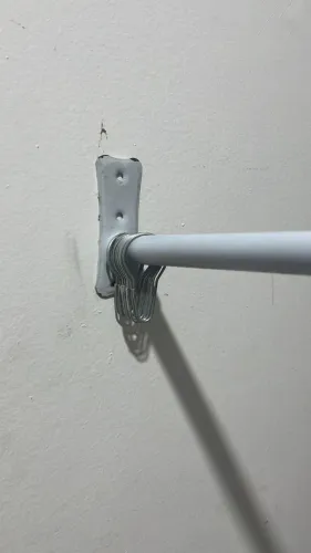 suporte de provador em arco de parede
