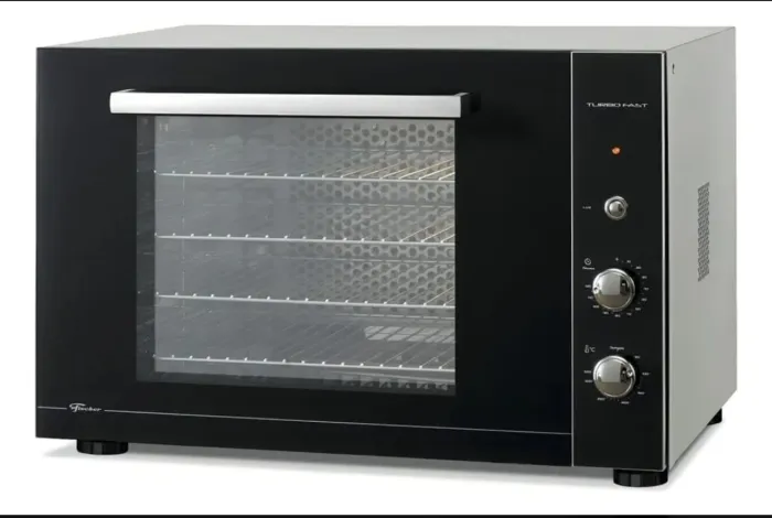 Forno Elétrico Bancada Fischer Turbo Fast 80l Air Convection Preto