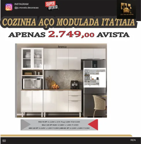 COZINHA MODULADA ITATIAIA 